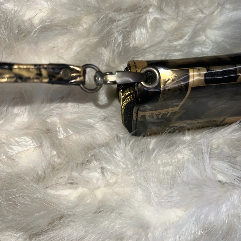 glossy wristlet